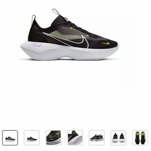 Nike Vista Lite Black Lemon White Venom White Sneaker Bold Design With Open Mesh